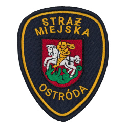 Emblemat Straż Miejska Ostróda Haftowany na Rzep | Policja997