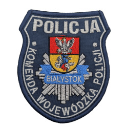 Emblemat KWP Białystok Haftowany na Rzep | Policja997