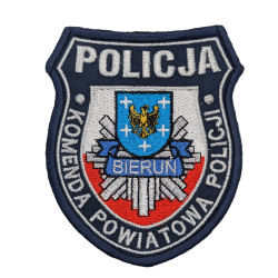 Emblemat KPP Bieruń Haftowany na Rzep | Policja997