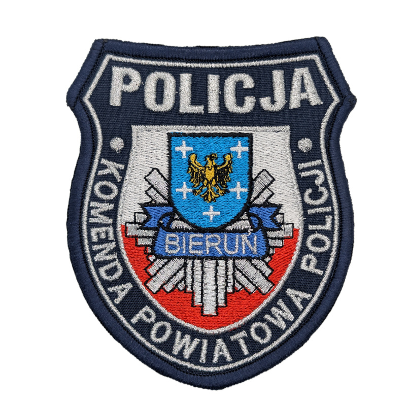 Emblemat KPP Bieruń Haftowany na Rzep | Policja997