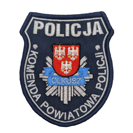 Naszywka KPP - Olkusz – Haft na Rzep | Policja997