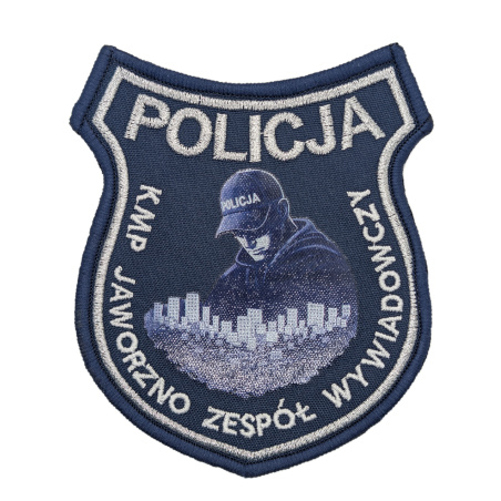 Emblemat KMP Jaworzno Zespól Wywiadowczy Haftowany na Rzep | Policja997