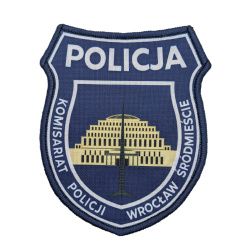 Emblemat Komisariat Wrocław Śródmieście Haftowany na Rzep | Policja997