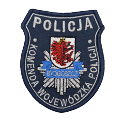 Emblemat KWP Bydgoszcz Haftowany na Rzep | Policja997