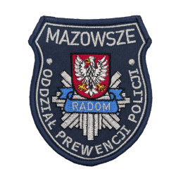 Emblemat OPP Radom Haftowany na Rzep | Policja997