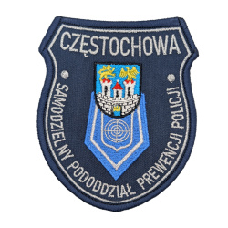 Emblemat SPPP Częstochowa Haftowany na Rzep | Policja997