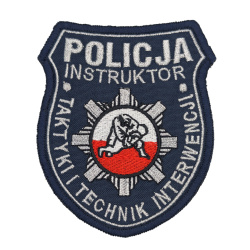 Emblemat Instruktor Taktyki Haftowany na Rzep | Policja997