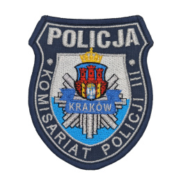 Emblemat KP Komisariat III Kraków Haftowany na Rzep | Policja997
