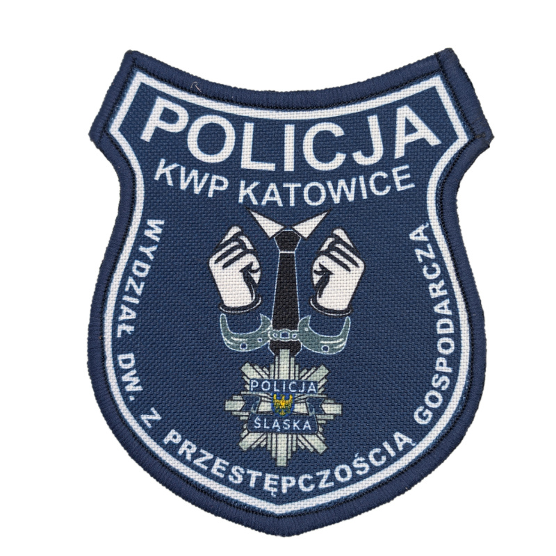 Emblemat Wydział Gospodarczy Katowice Haftowany na Rzep | Policja997