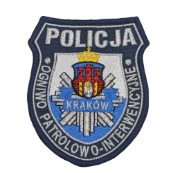 Emblemat OPI Kraków Haftowany na Rzep | Policja997