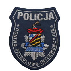 Emblemat OPI Sosnowiec Haftowany na Rzep | Policja997