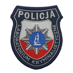 Emblemat Laboratorium Kryminalistyczne Haftowany na Rzep | Policja997