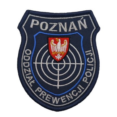 Naszywka POLICJA oddział prewencji Poznań 2 – Haft | Policja997
