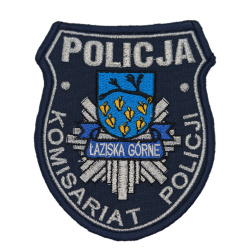 Emblemat Komisariat Policji Łaziska Górne Haftowany na Rzep | Policja997