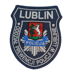 Naszywka POLICJA OPP oddział prewencji policji Lublin – Haft | Policja997